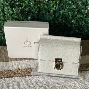 Polène White Leather Wallet
